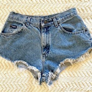 Lee Vintage High Waisted denim Jean Shorts